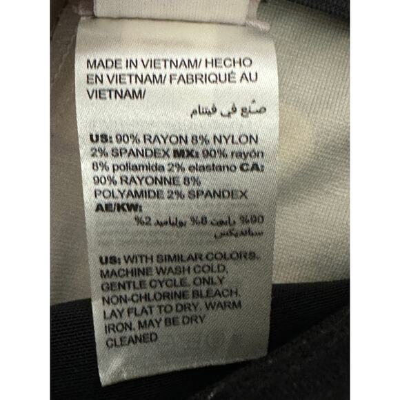 Chicos WomenSize 1 US 8 Black White Polka Dot Juliet Ankle Pants Stretch Rayon - Picture 7 of 8